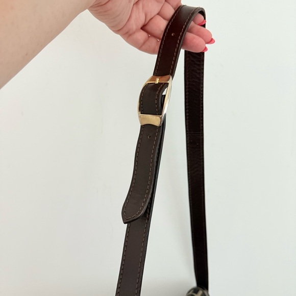 Vintage Fendi brown canvas & leather Zucca logo shoulder bag - Picture 7 of 13